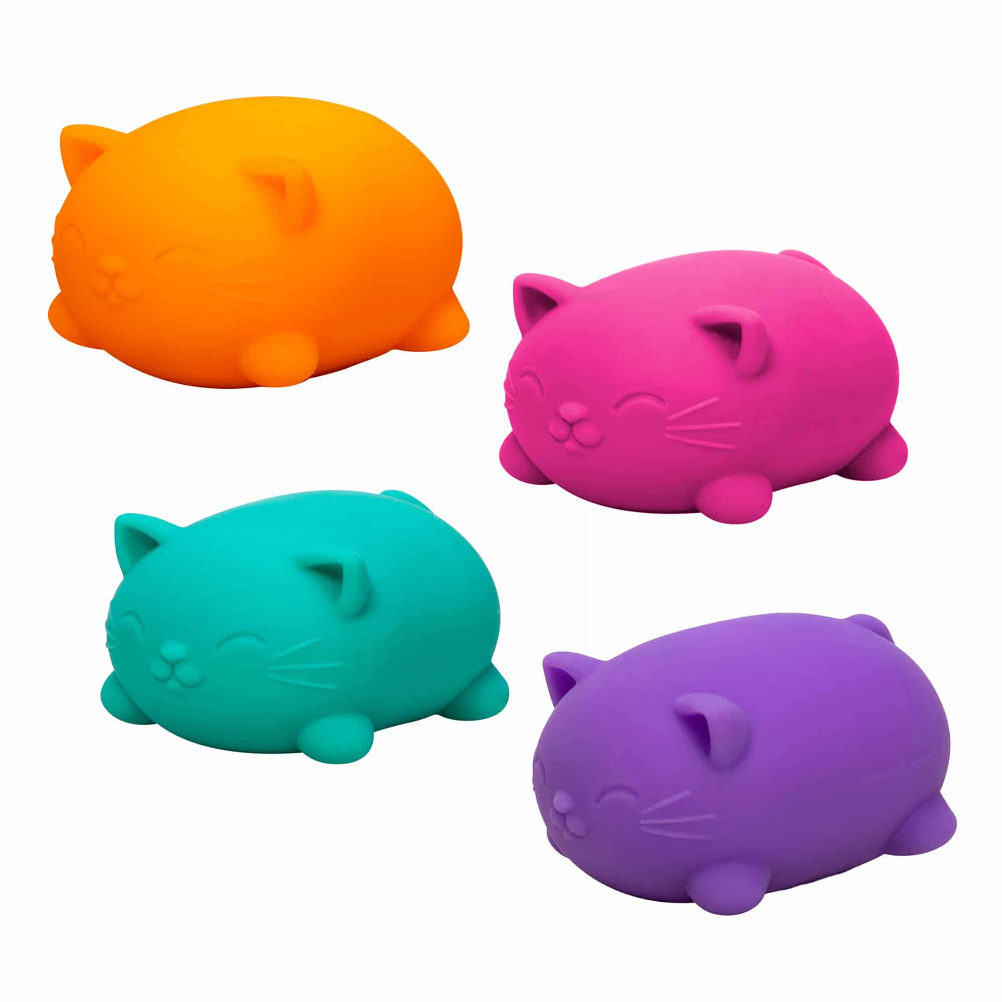Adorable Character Cool Cats NeeDoh | Select Morning Crest - Dino Character Malt-Gel Filled Sensory Glob Detail