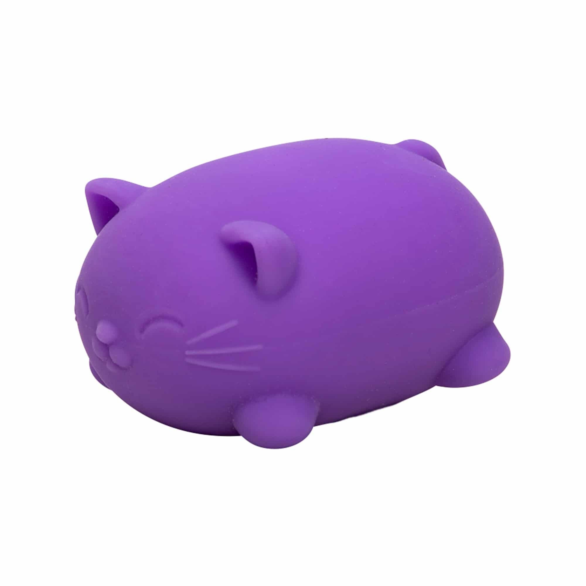 Adorable Character Cool Cats NeeDoh | Select Morning Crest - Dino Character Malt-Gel Filled Sensory Glob Detail