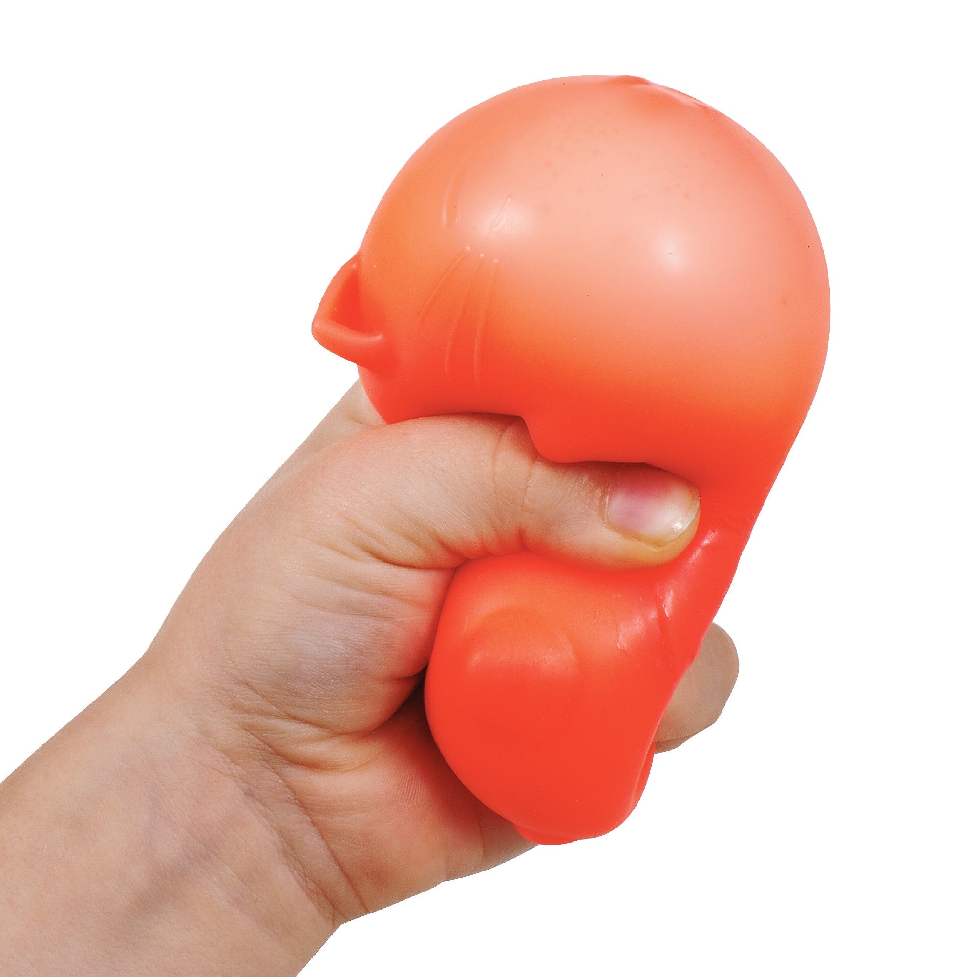 Adorable Character Cool Cats NeeDoh | Select Morning Crest - Dino Character Malt-Gel Filled Sensory Glob Detail