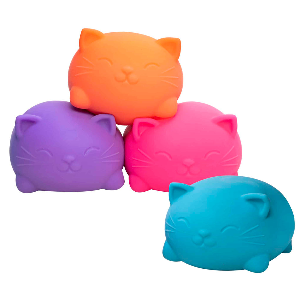 Adorable Character Super NeeDoh Cool Cats | Select Opal Prairie - Collectible Shaggy Monster Squishable Toy Detail