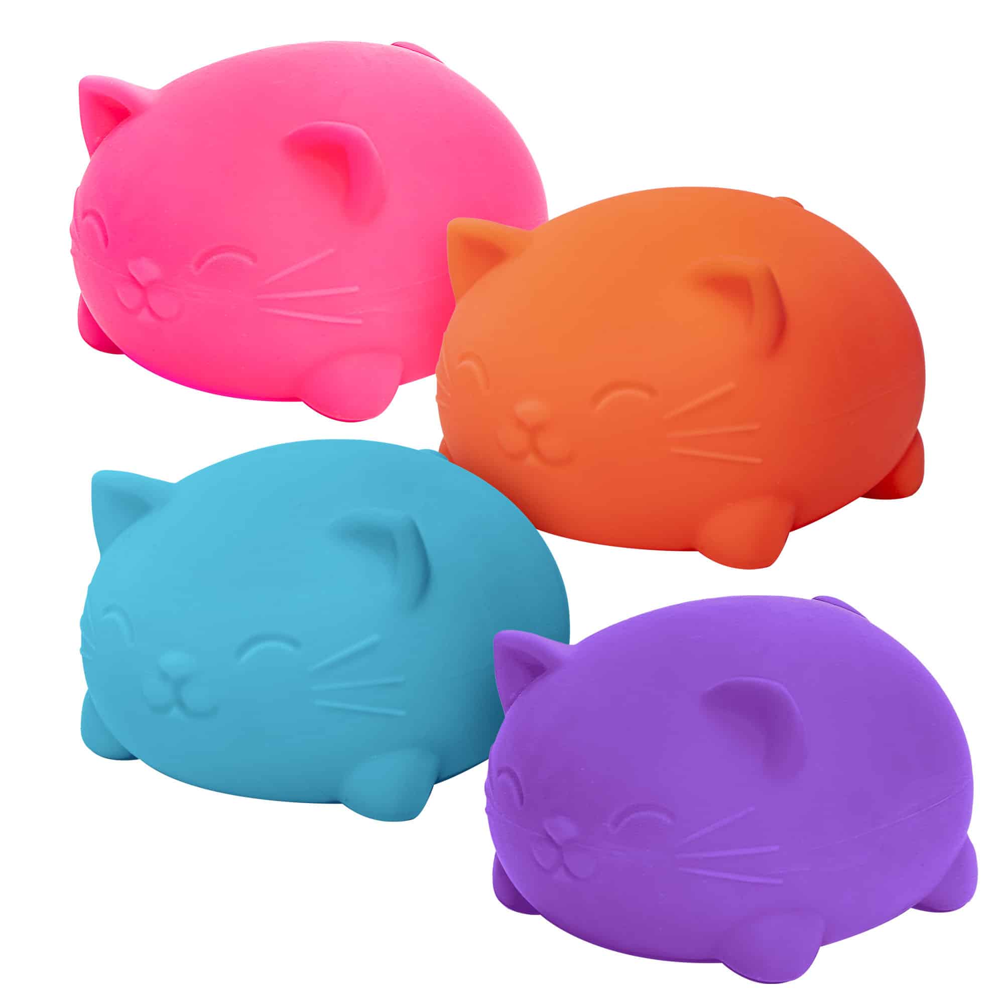Adorable Character Super NeeDoh Cool Cats | Select Opal Prairie - Collectible Shaggy Monster Squishable Toy Detail