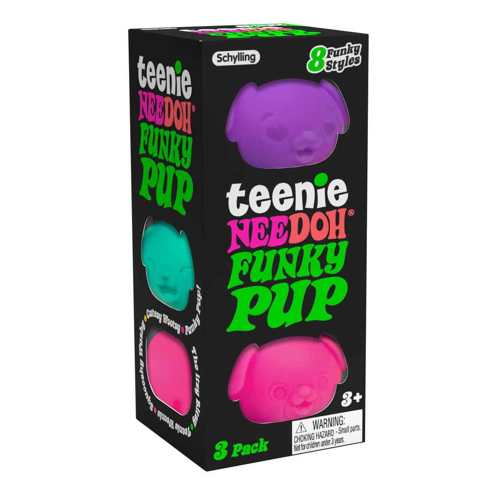 Portable Teenie Teenie NeeDoh Funky Pup | Edition Copper Bloom - Collectible Teenie Tiny Fidget Balls for Kids - Default Title