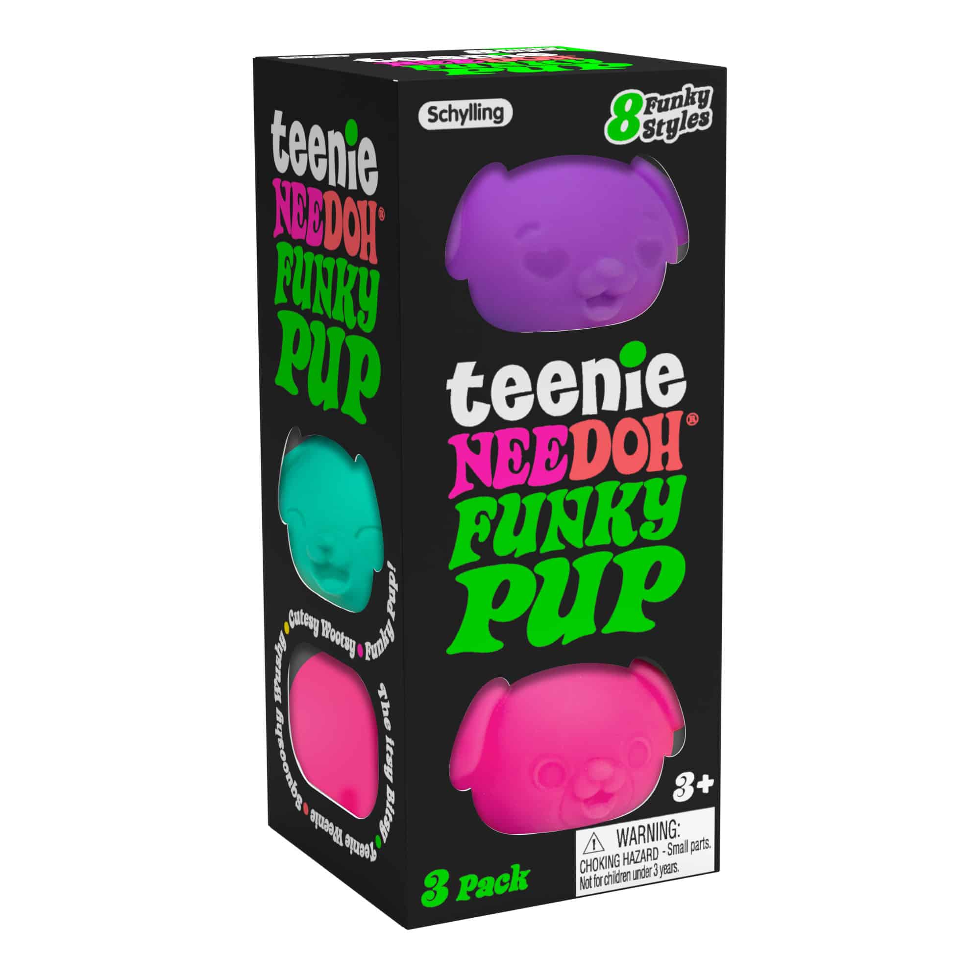 Portable Teenie Teenie NeeDoh Funky Pup | Edition Copper Bloom - Collectible Teenie Tiny Fidget Balls for Kids - Default Title