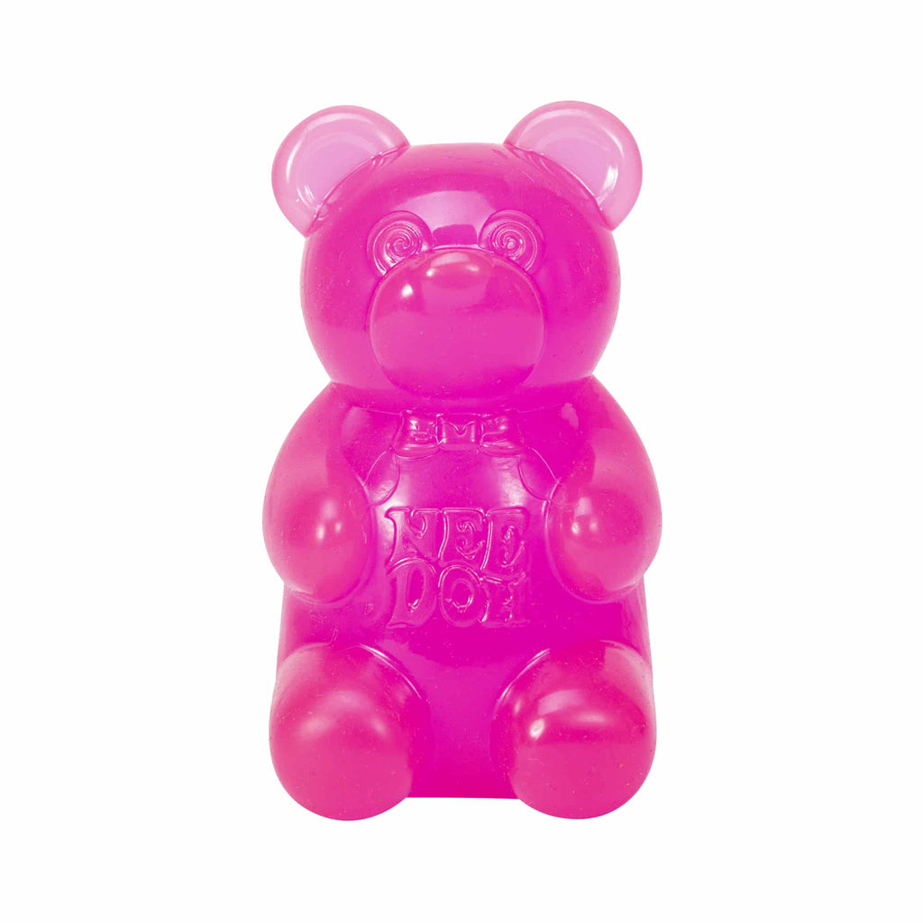 Animal-Shaped NeeDoh Gummy Bear | Edition Canyon Forest - Collectible Shaggy Monster Squishable Toy Detail