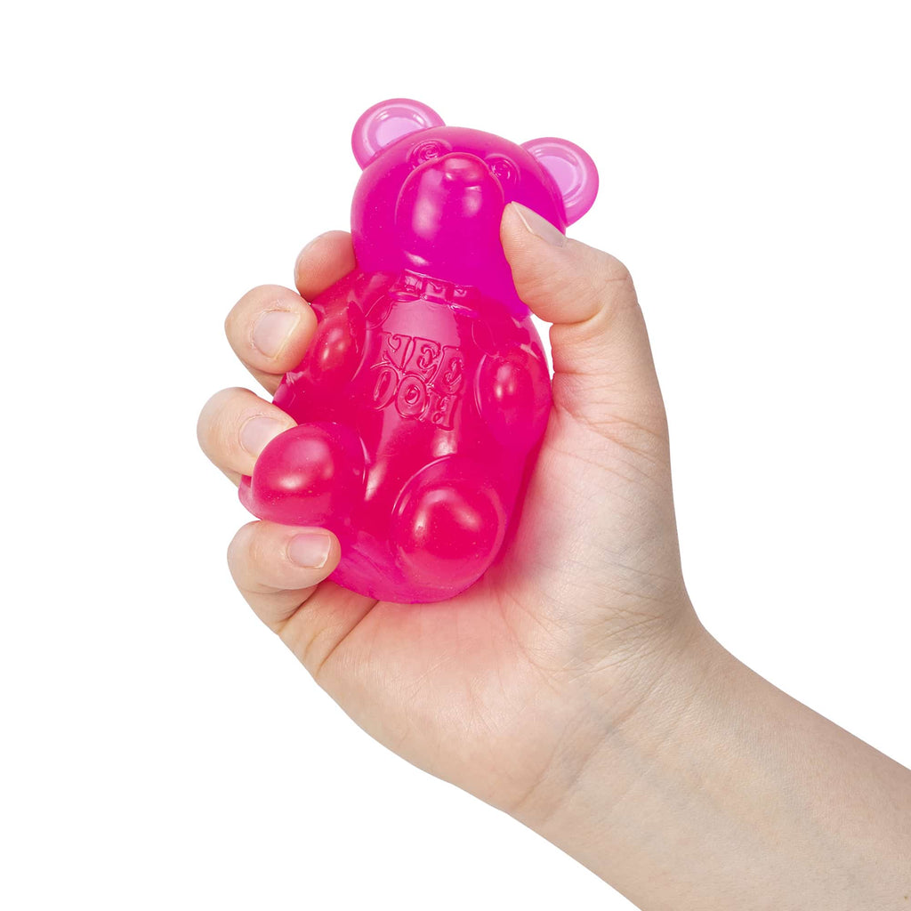 Animal-Shaped NeeDoh Gummy Bear | Edition Canyon Forest - Collectible Shaggy Monster Squishable Toy Detail