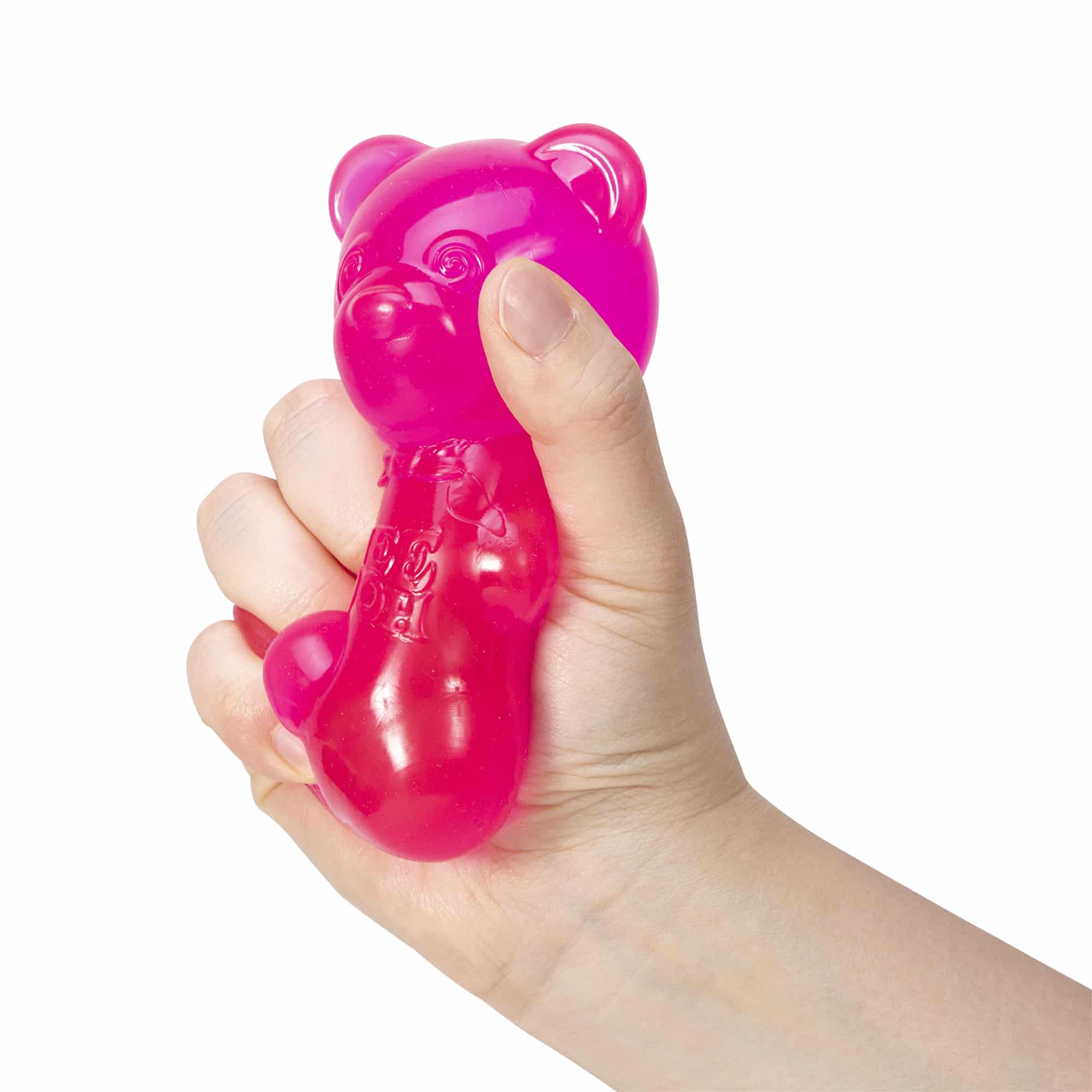 Animal-Shaped NeeDoh Gummy Bear | Edition Canyon Forest - Collectible Shaggy Monster Squishable Toy Detail
