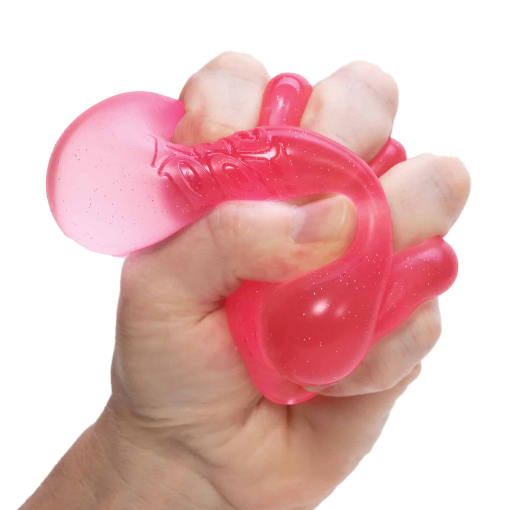 Crystal Clear NeeDoh Nice Cube | Series Elm Bridge - Translucent Jelly Cool Cube Sensory Toy Detail