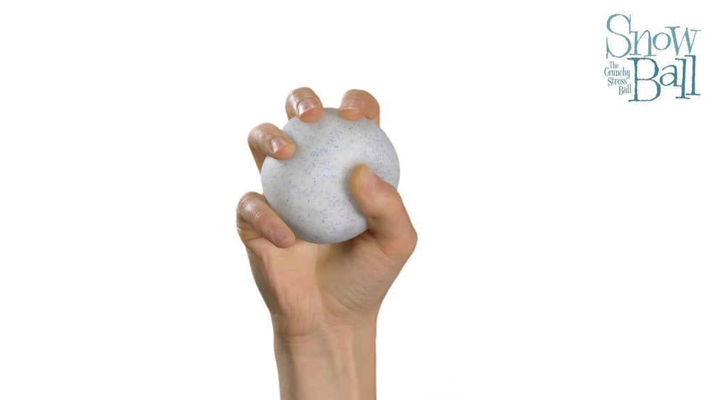 Crystal Clear Snow Ball Crunch | Reserve Harbor Grove - Crystal Clear Squishable Ice Cube NeeDoh Detail