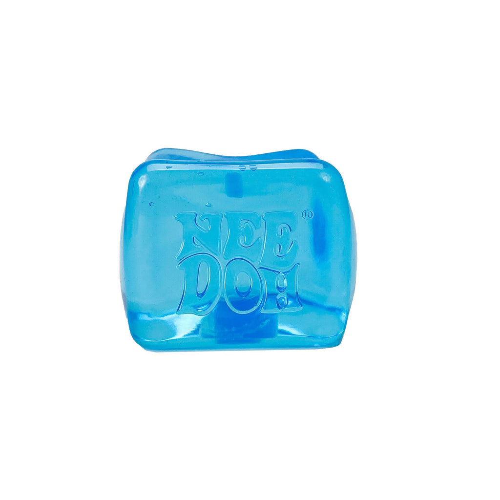 Ice-Cube Texture NeeDoh Nice Berg | Reserve Oak Hollow - 3-Piece Assorted Nice Cubes Pack for Fidgeting Detail