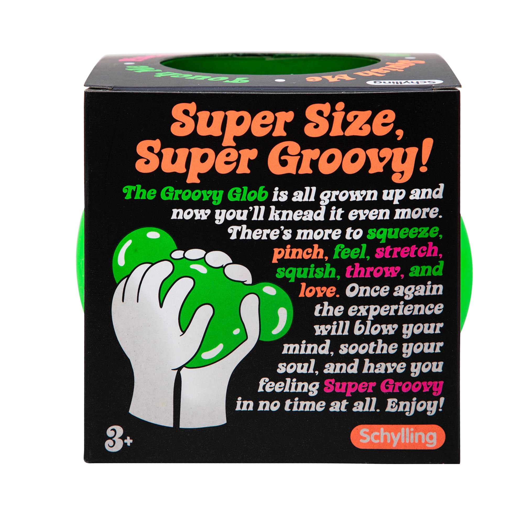 The Groovy Glob Super NeeDoh | Collection Velvet Bloom - The Groovy Glob Retro Malt-Gel Filled Toy Detail